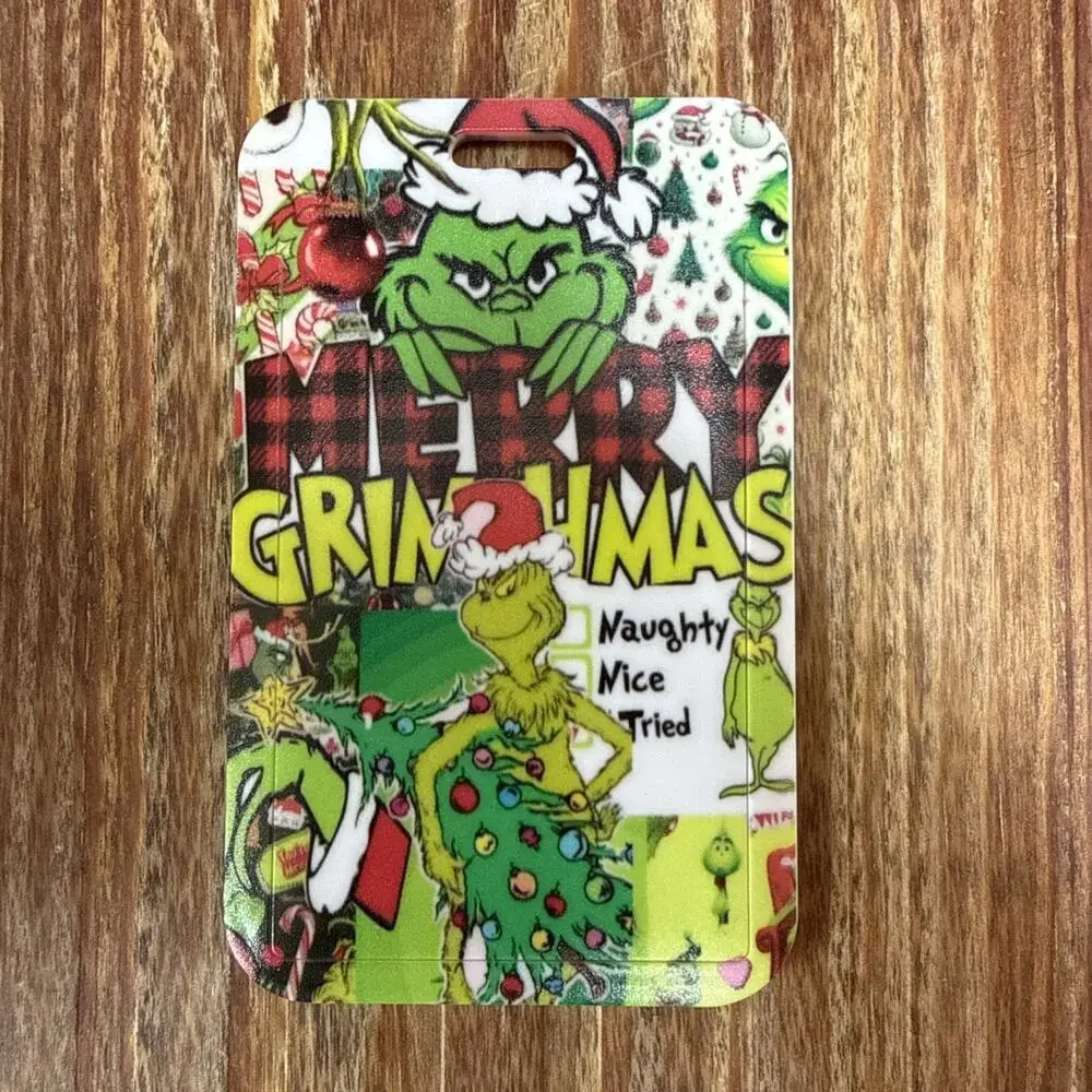Merry Grinchmas Badge ID Holder